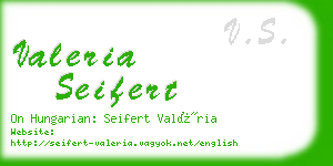 valeria seifert business card